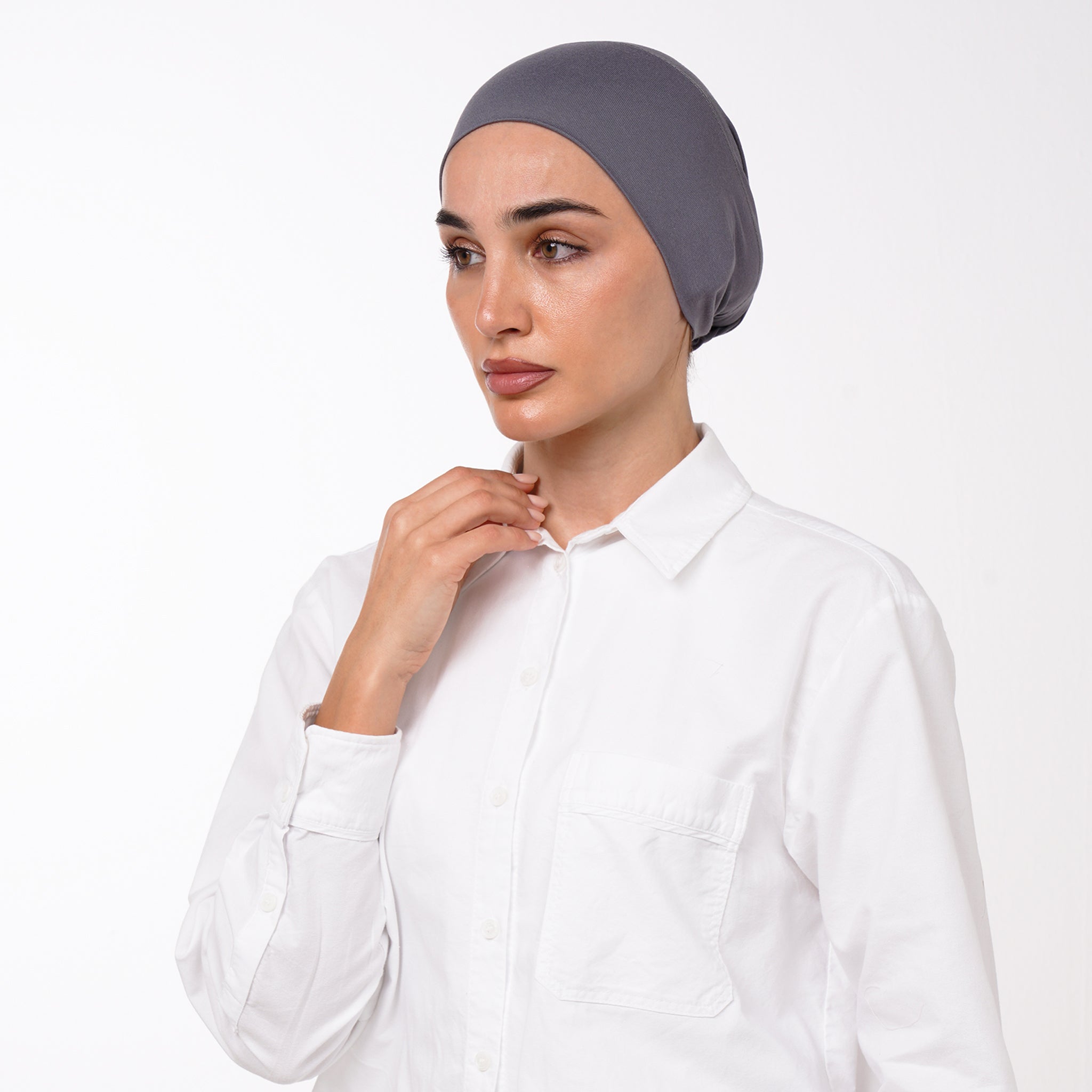 Classic Inner Bonnet - Charcoal Gray