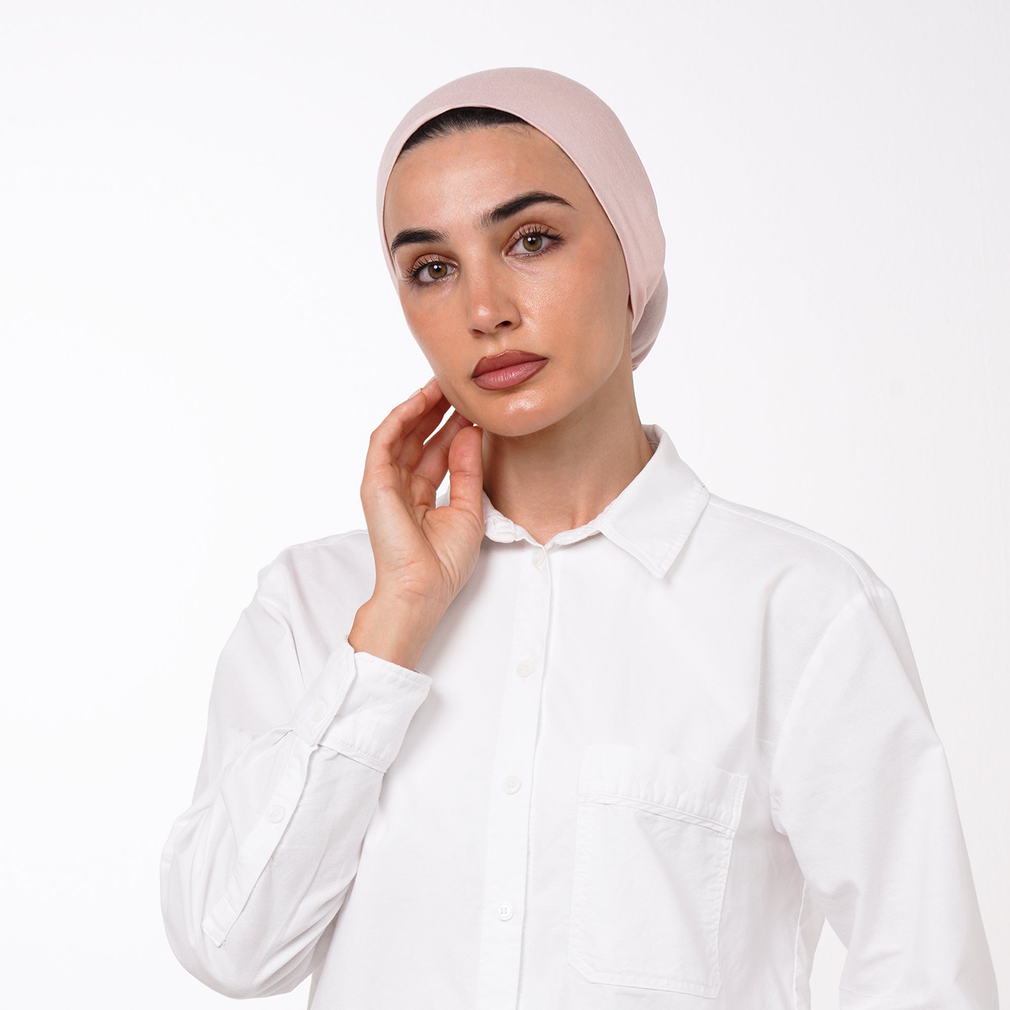 Classic Inner Bonnet - Blush Pink