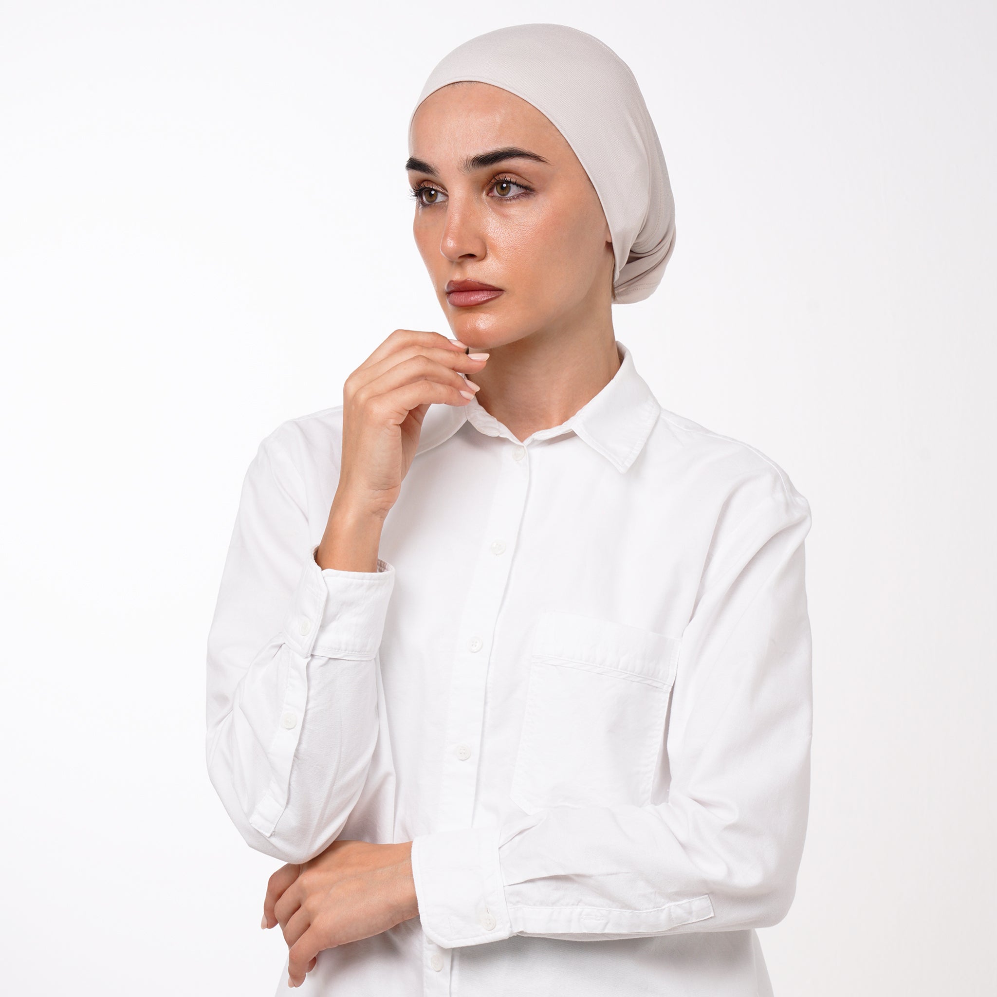 Classic Inner Bonnet - Light Dove Grey
