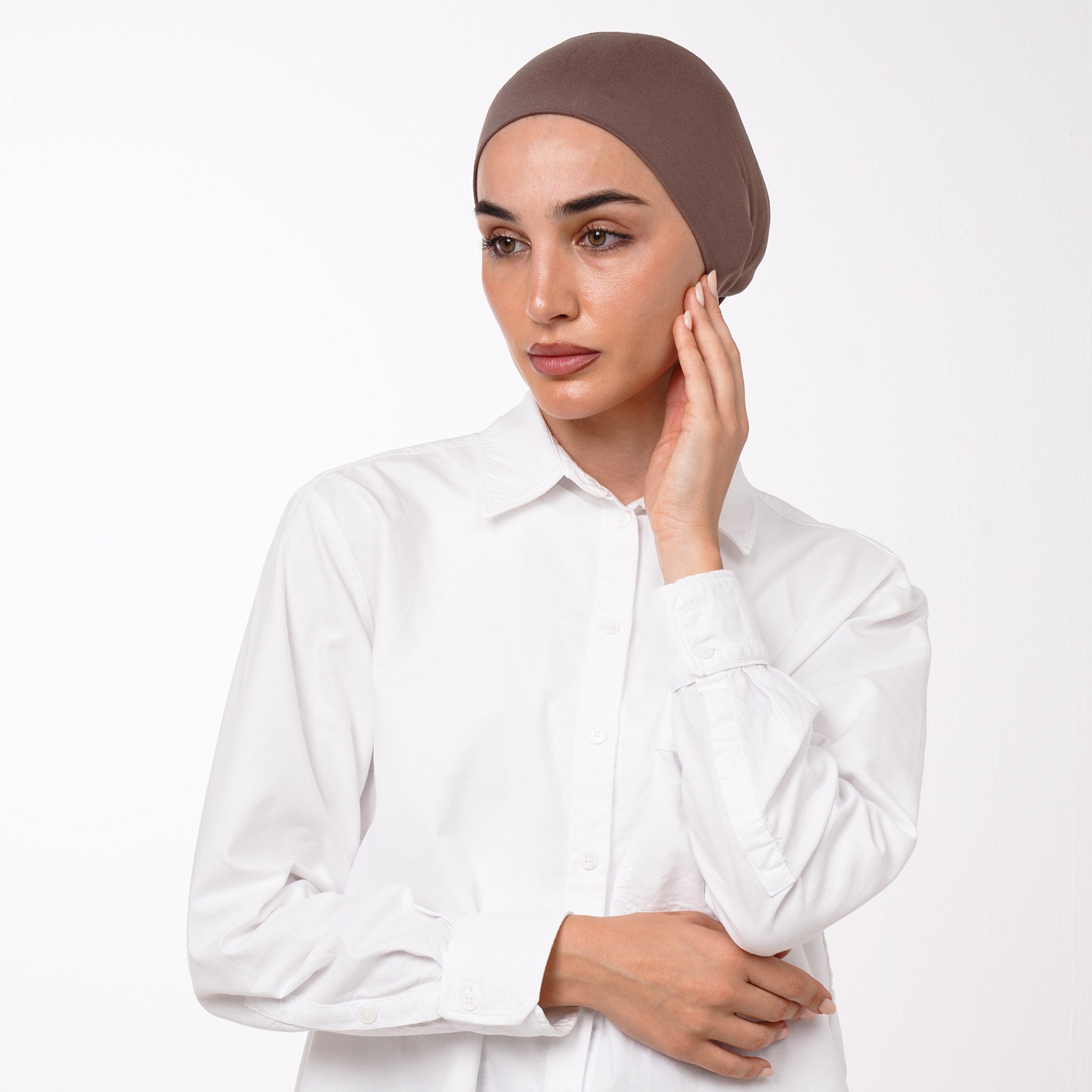 Classic Inner Bonnet - Taupe Brown