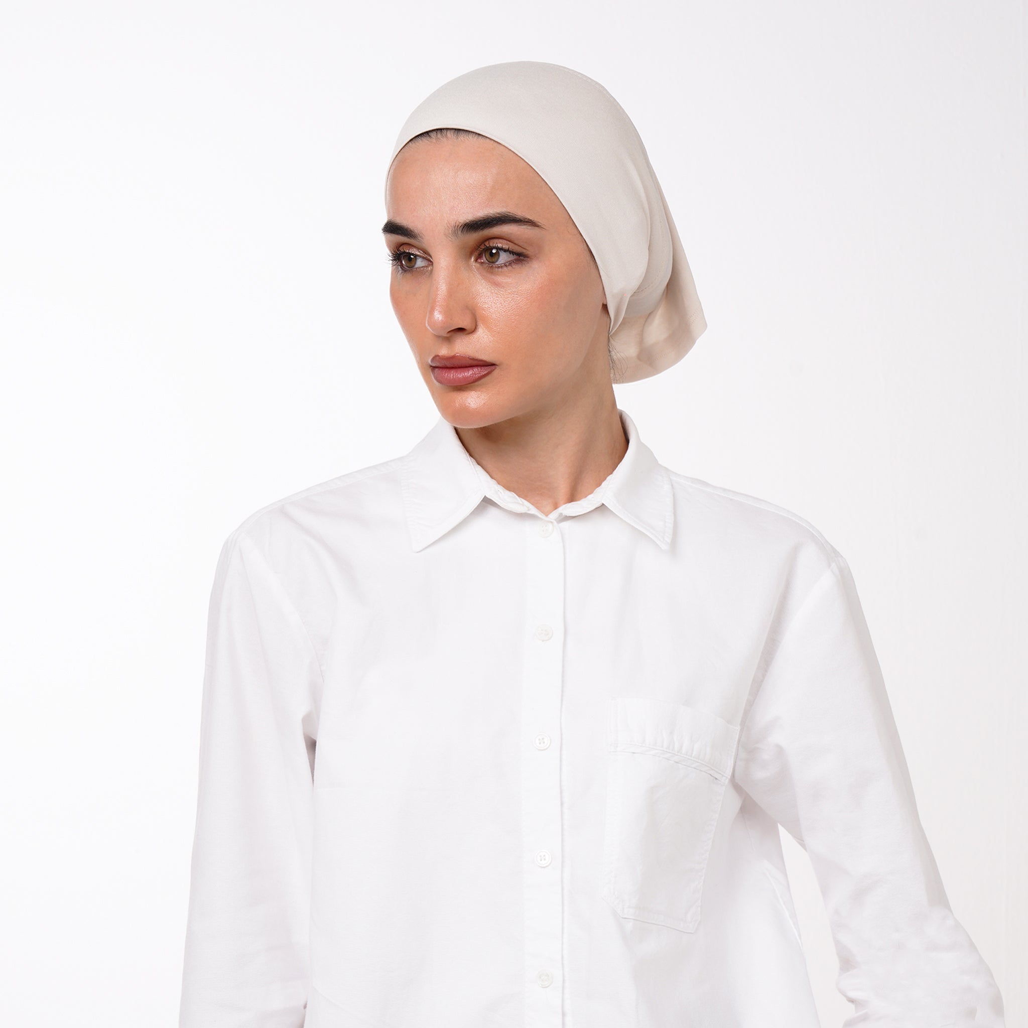 Classic Inner Bonnet - Cream Ivory