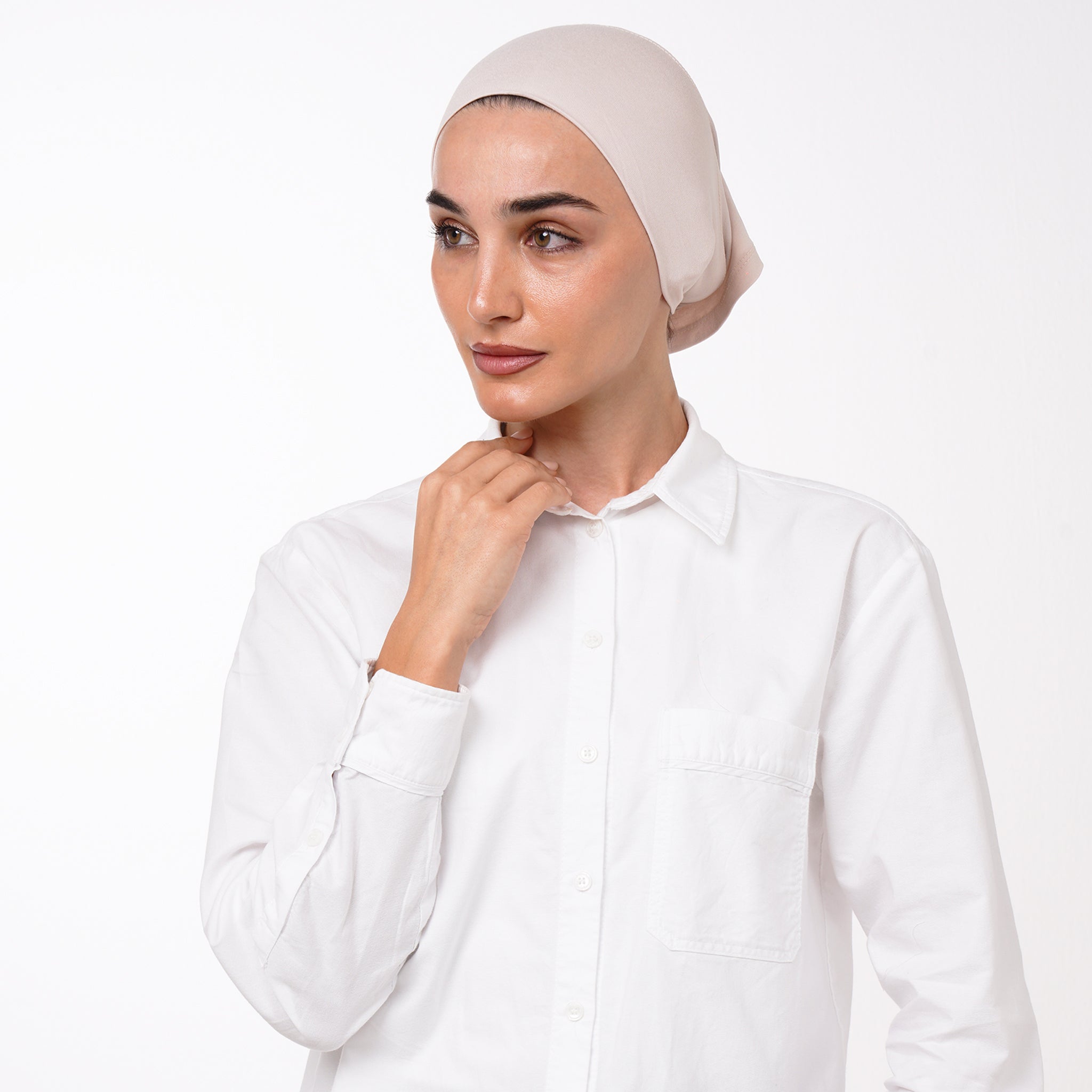 Classic Inner Bonnet - Light Almond Beige