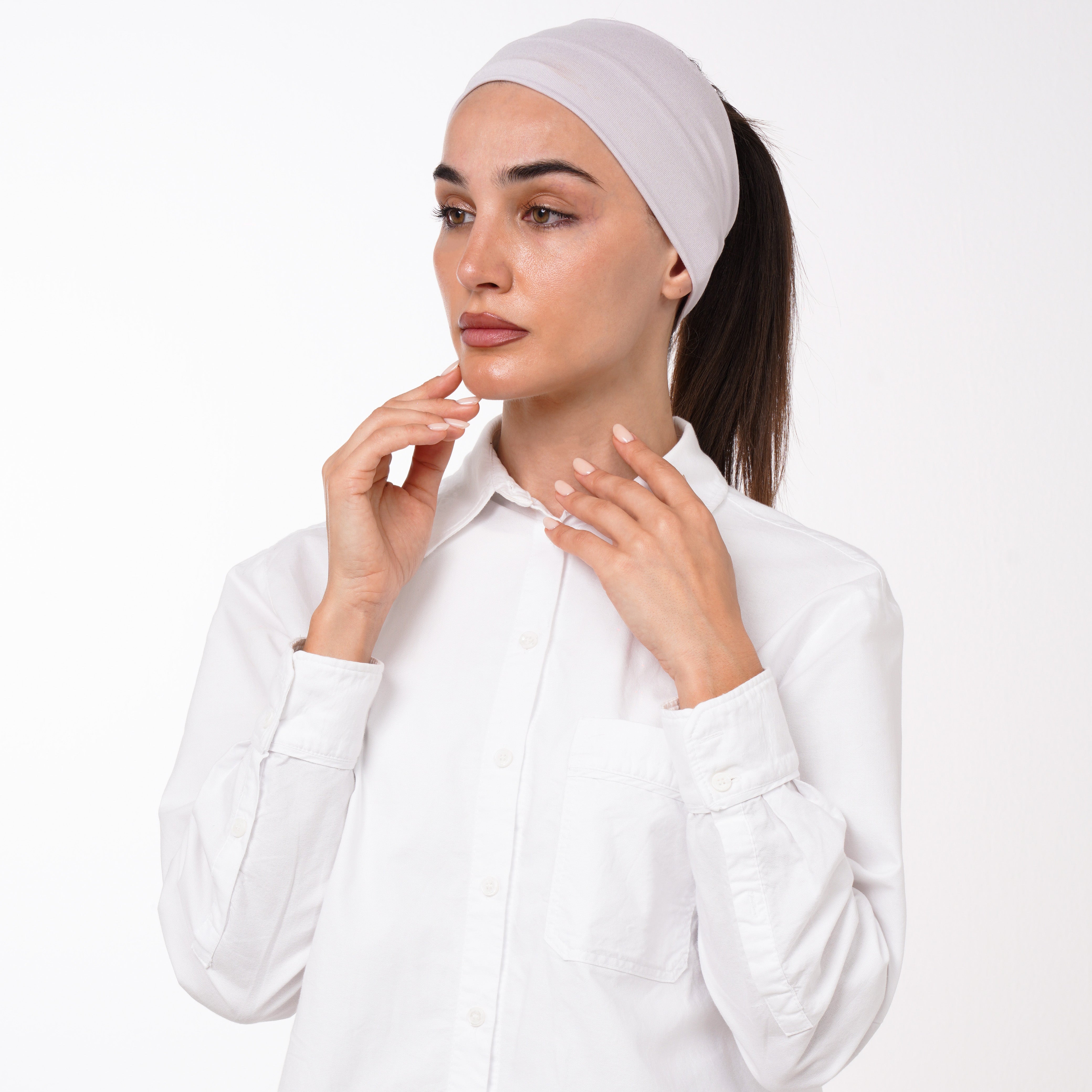 Mini bonnet - Dusty Lilac Grey