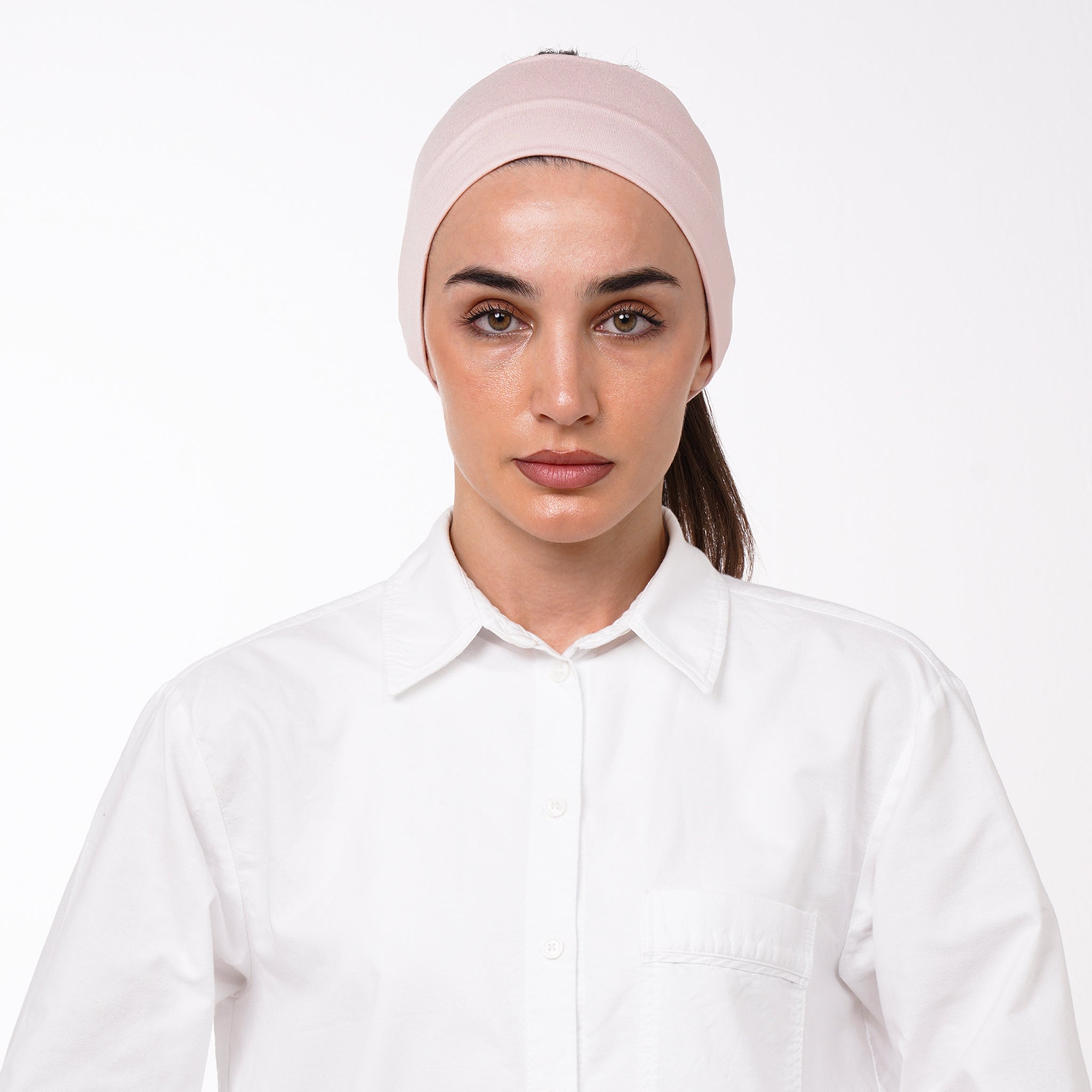 Mini bonnet - Blush Nude Pink