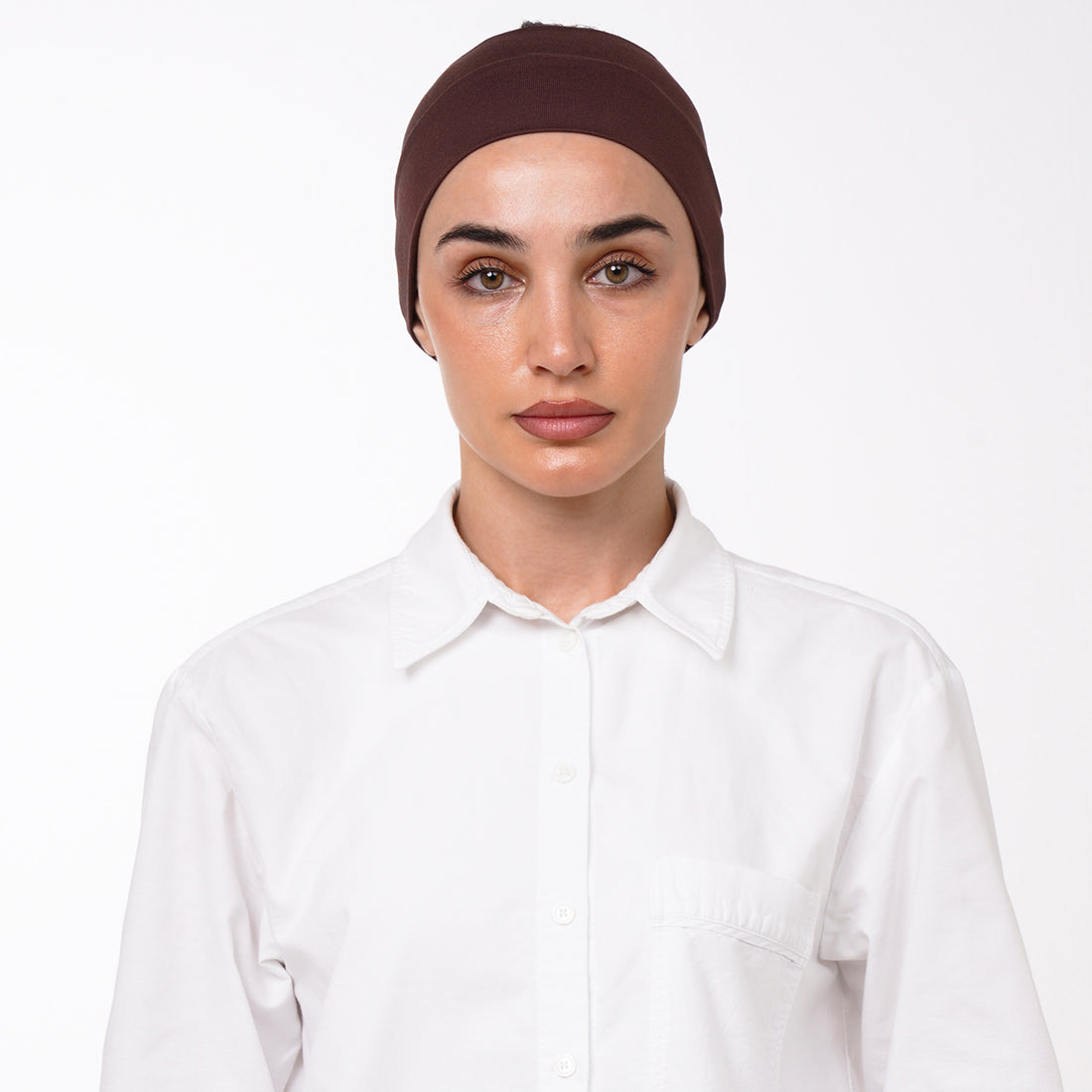 Mini bonnet - Deep Chocolate Brown