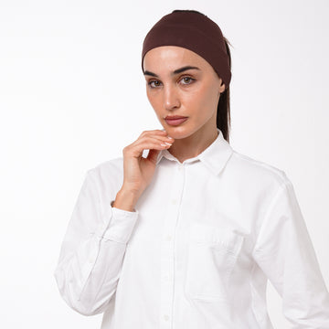 Mini bonnet - Deep Chocolate Brown