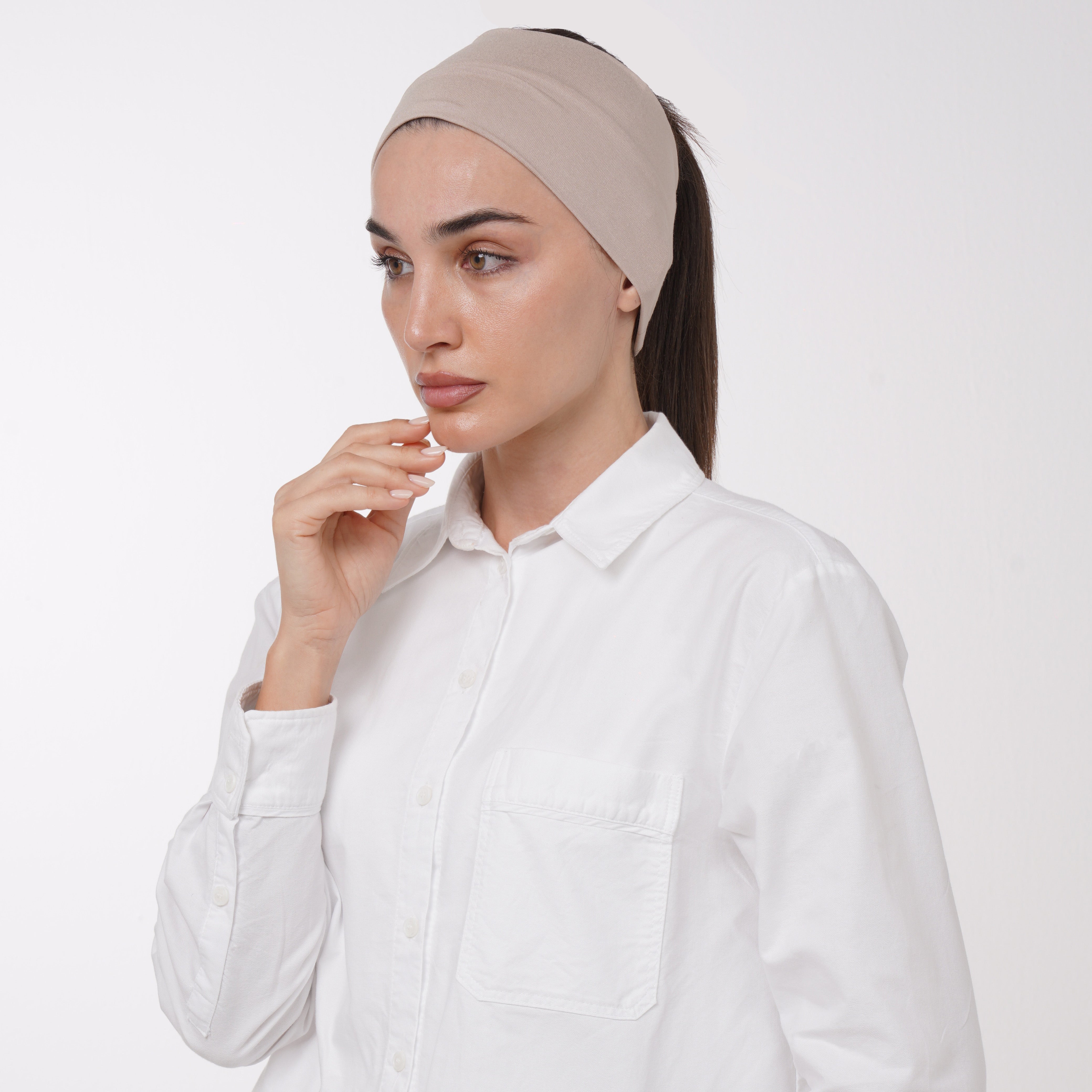 Mini bonnet - Soft Taupe Beige