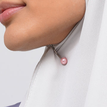 Turkish Pin Clip - Peach Blush Pink