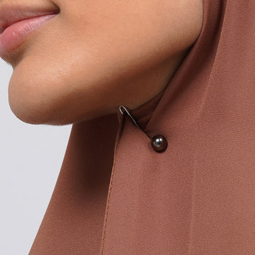 Turkish Pin Clip - Gunmetal Grey