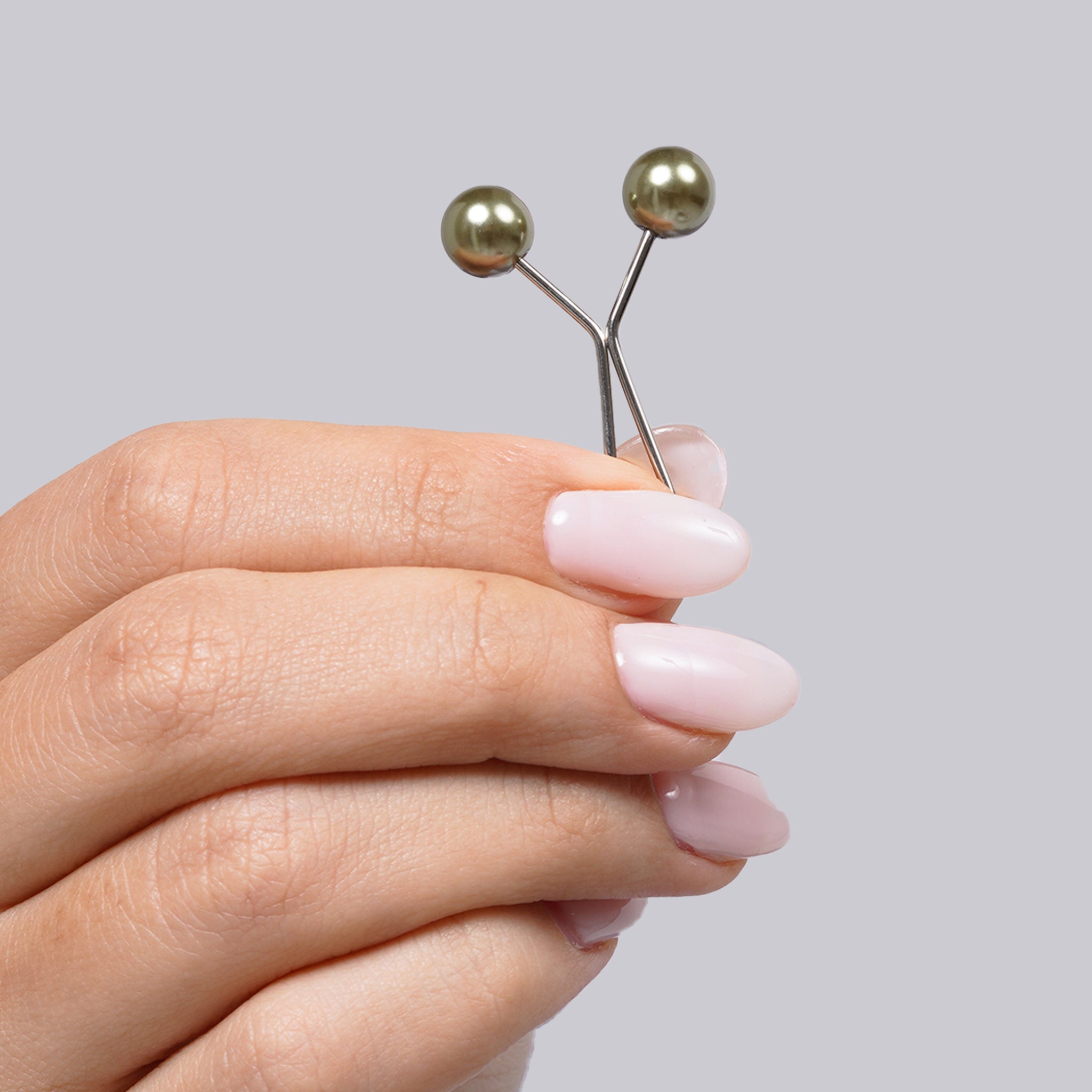 Turkish Pin Clip - Olive Gold