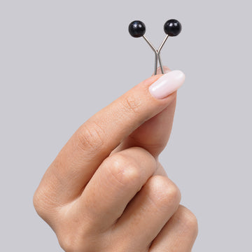 Turkish Pin Clip - Jet Black