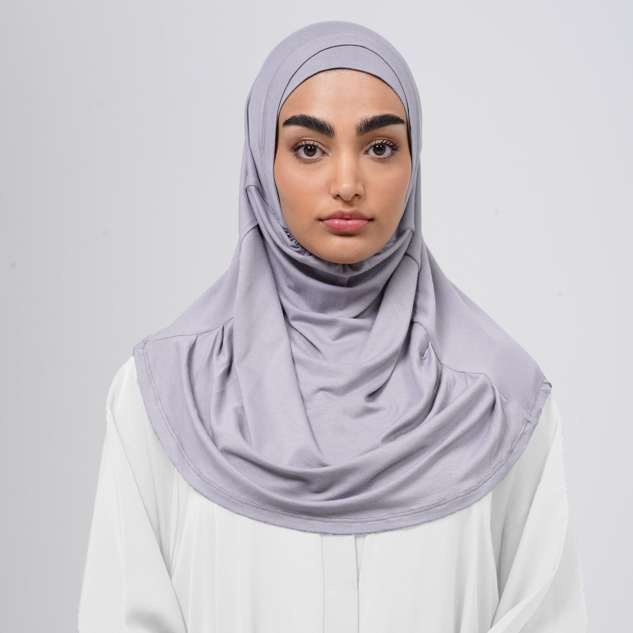 Elena Hijab 2 pieces - Lavender Grey