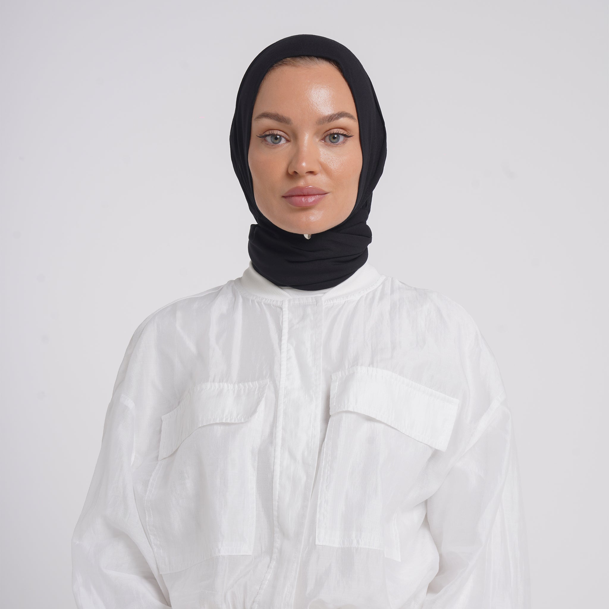 Viscose Yara Hijab - Classic Deep Black