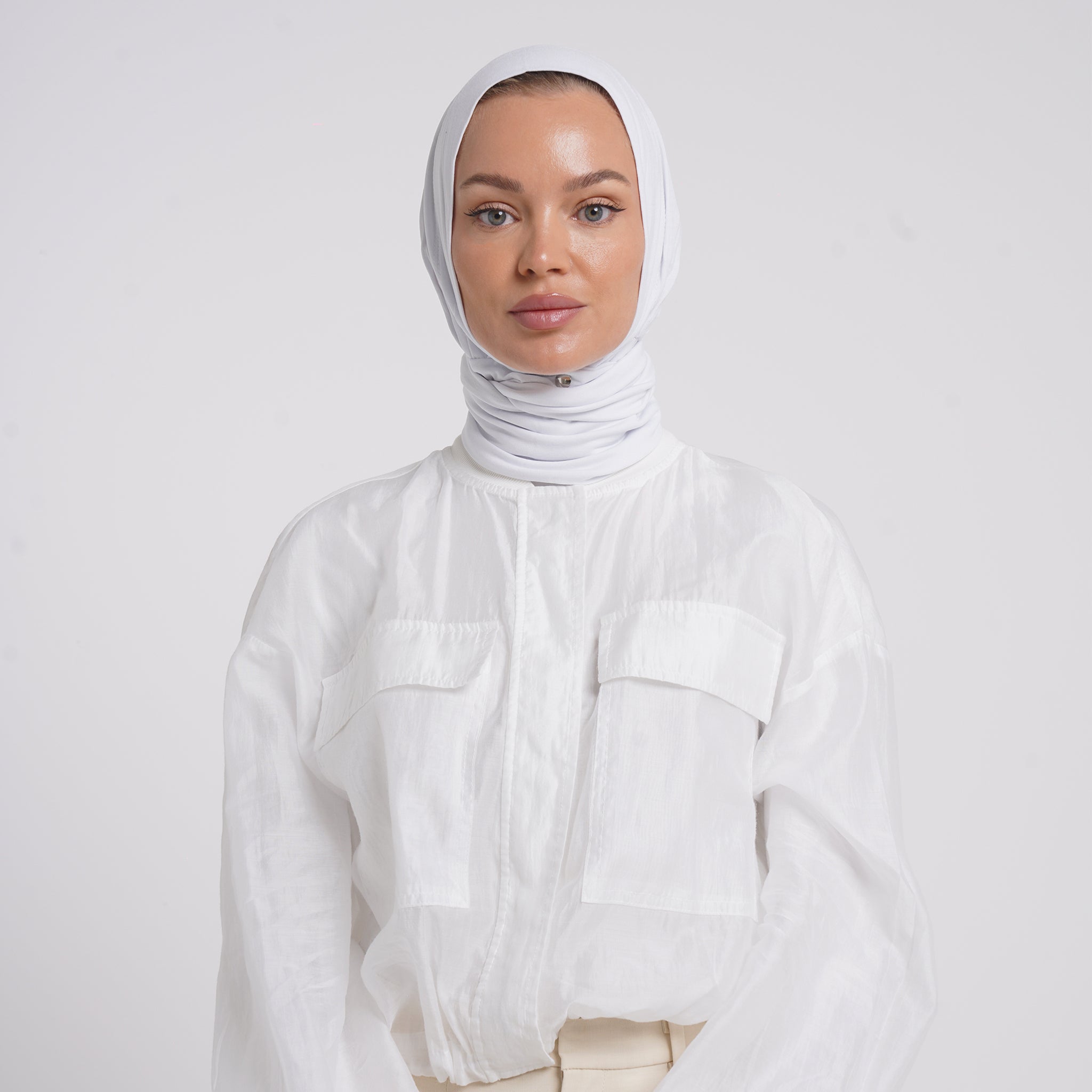Viscose Yara Hijab - Soft Ice Gray