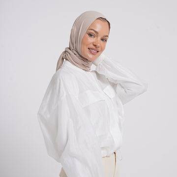 Viscose Yara Hijab - Warm Sand Beige