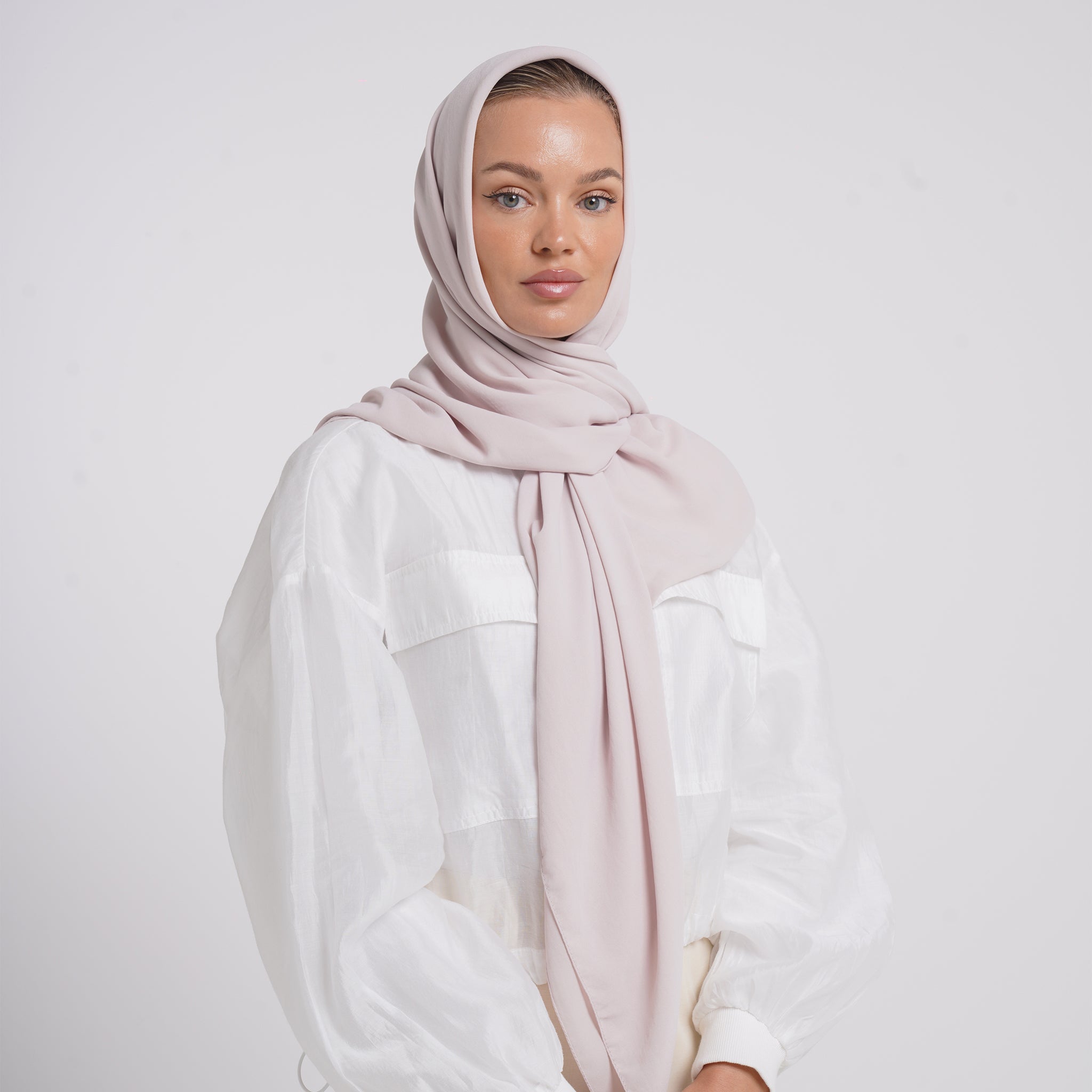 Crepe Cotton hijab -  Dusty Rose