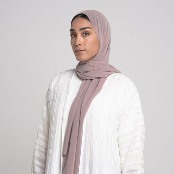 Essential Everyday Chiffon Hijab - Dusty Rose