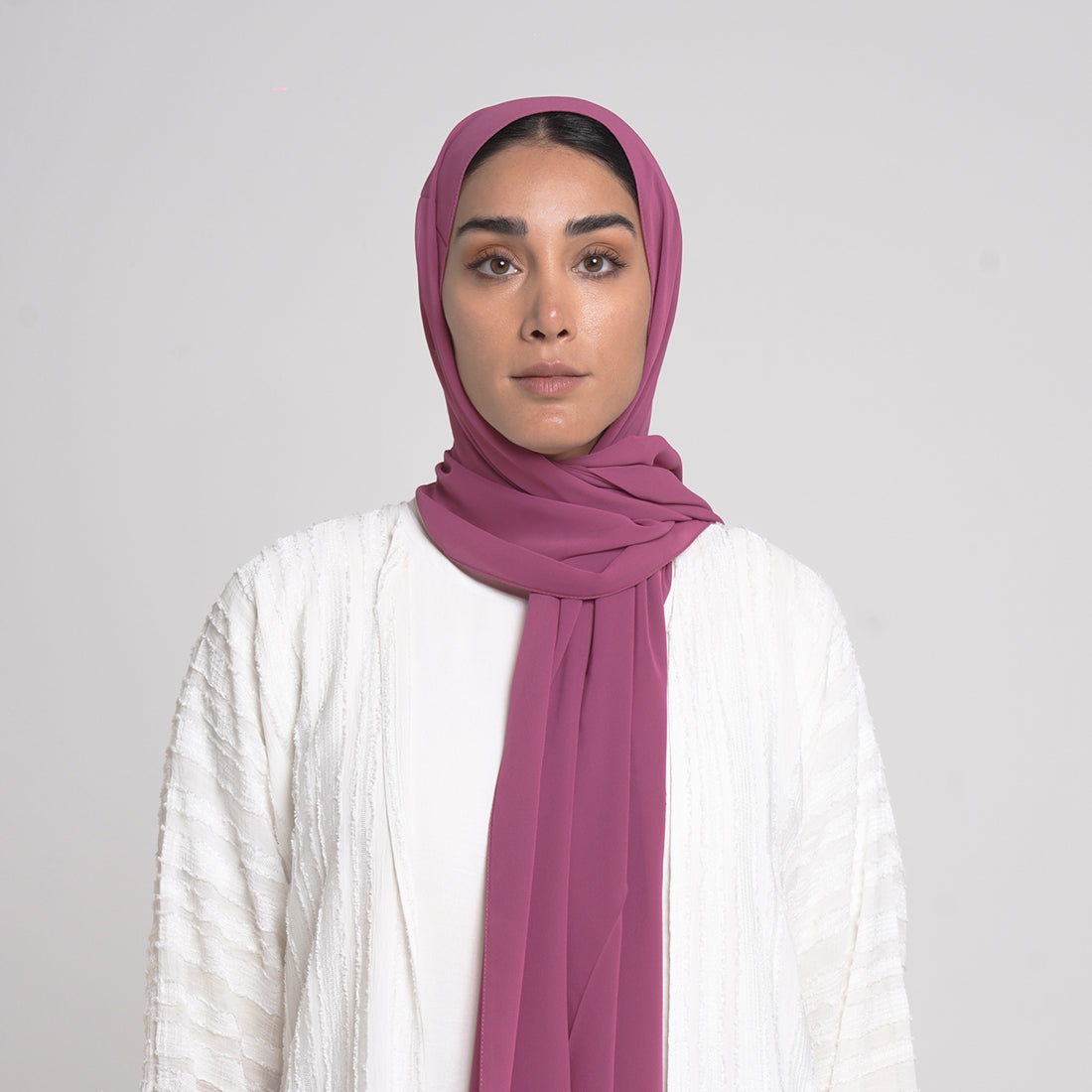 Essential Everyday Chiffon Hijab - Rose Pink