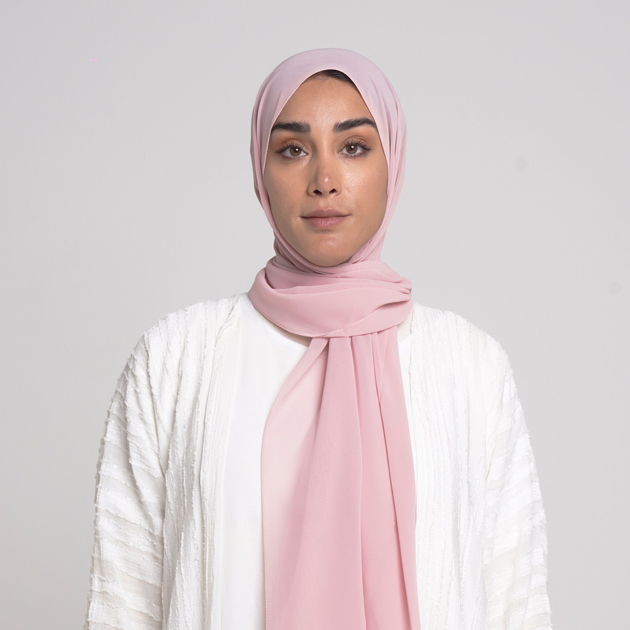 Essential Everyday Chiffon Hijab - Light Pink