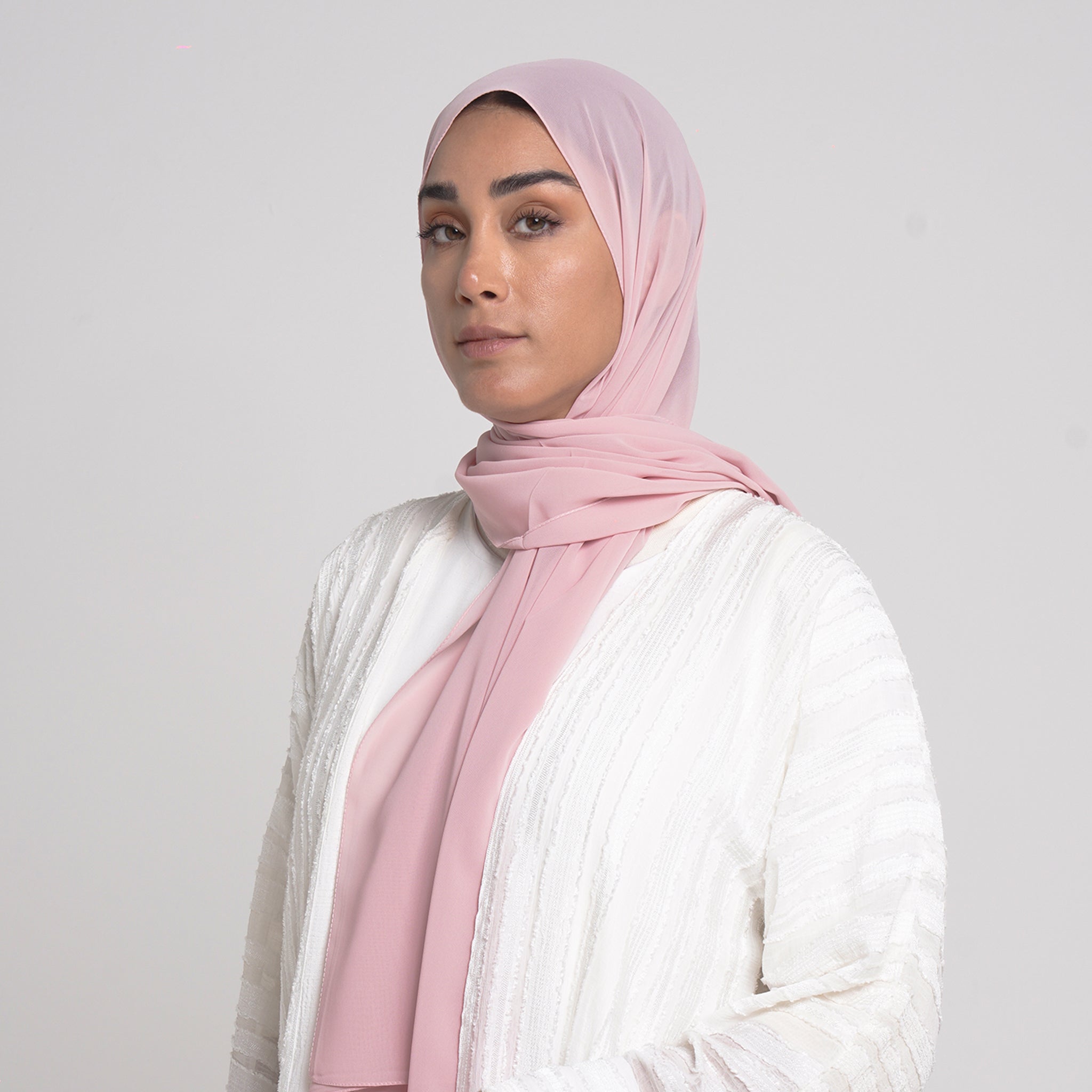 Essential Everyday Chiffon Hijab - Baby Pink