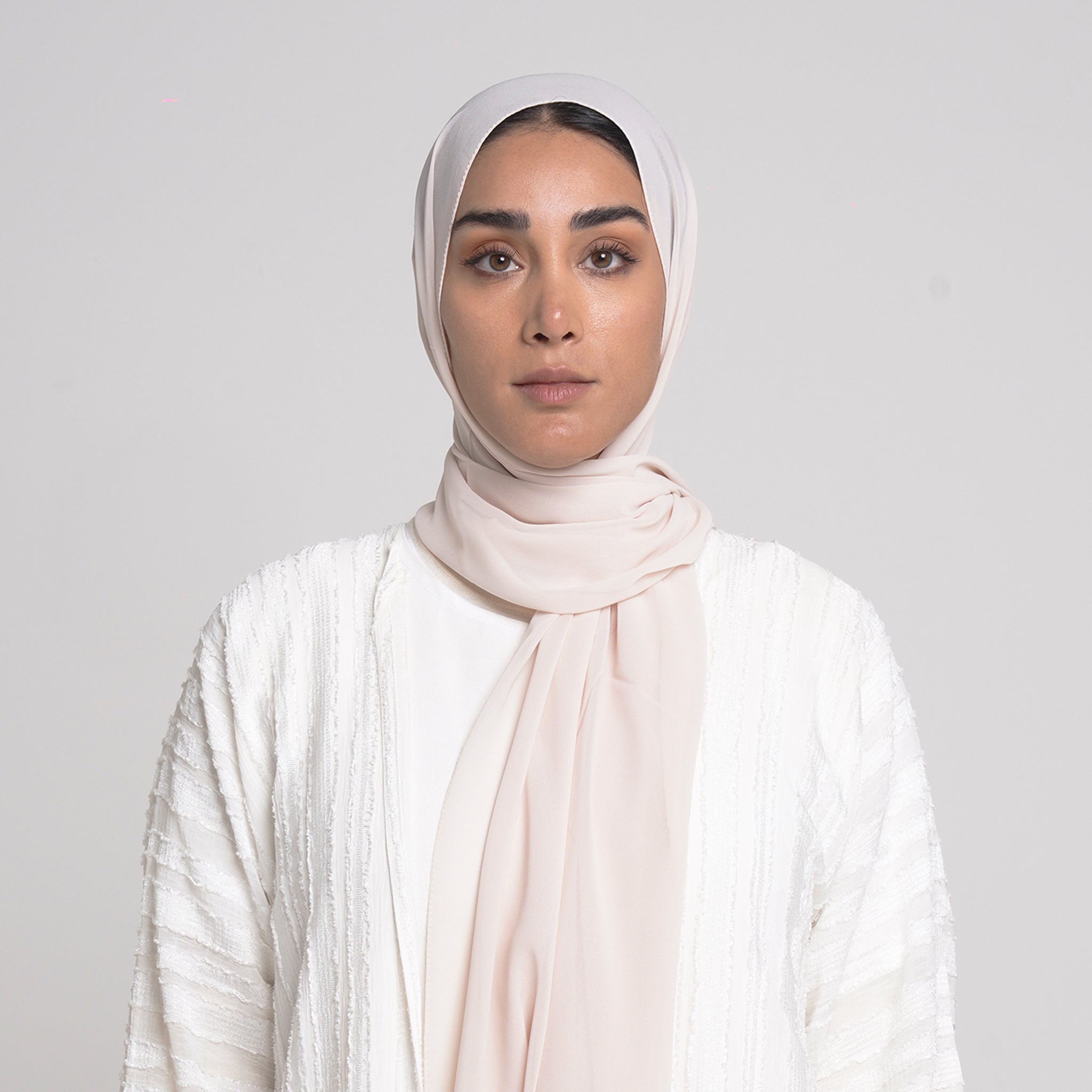 Essential Everyday Chiffon Hijab - Ivory