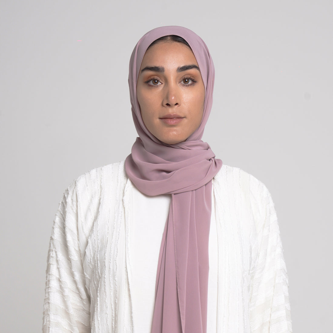 Essential Everyday Chiffon Hijab - Dusty Pink