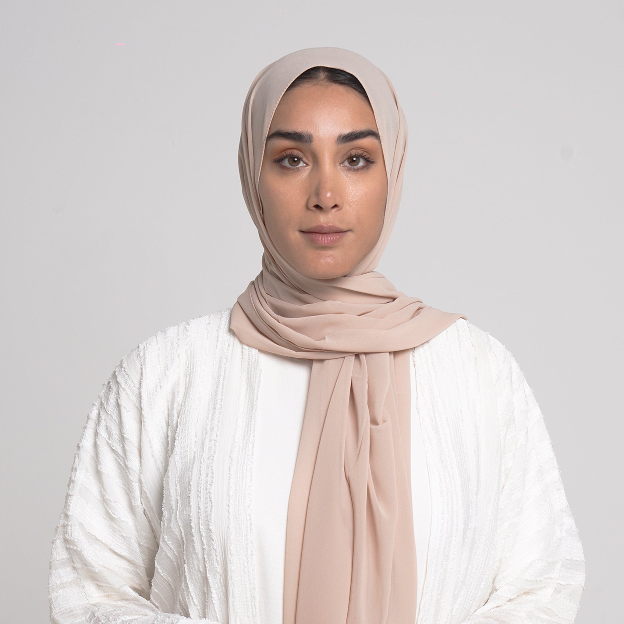 Essential Everyday Chiffon Hijab - Pale Blush