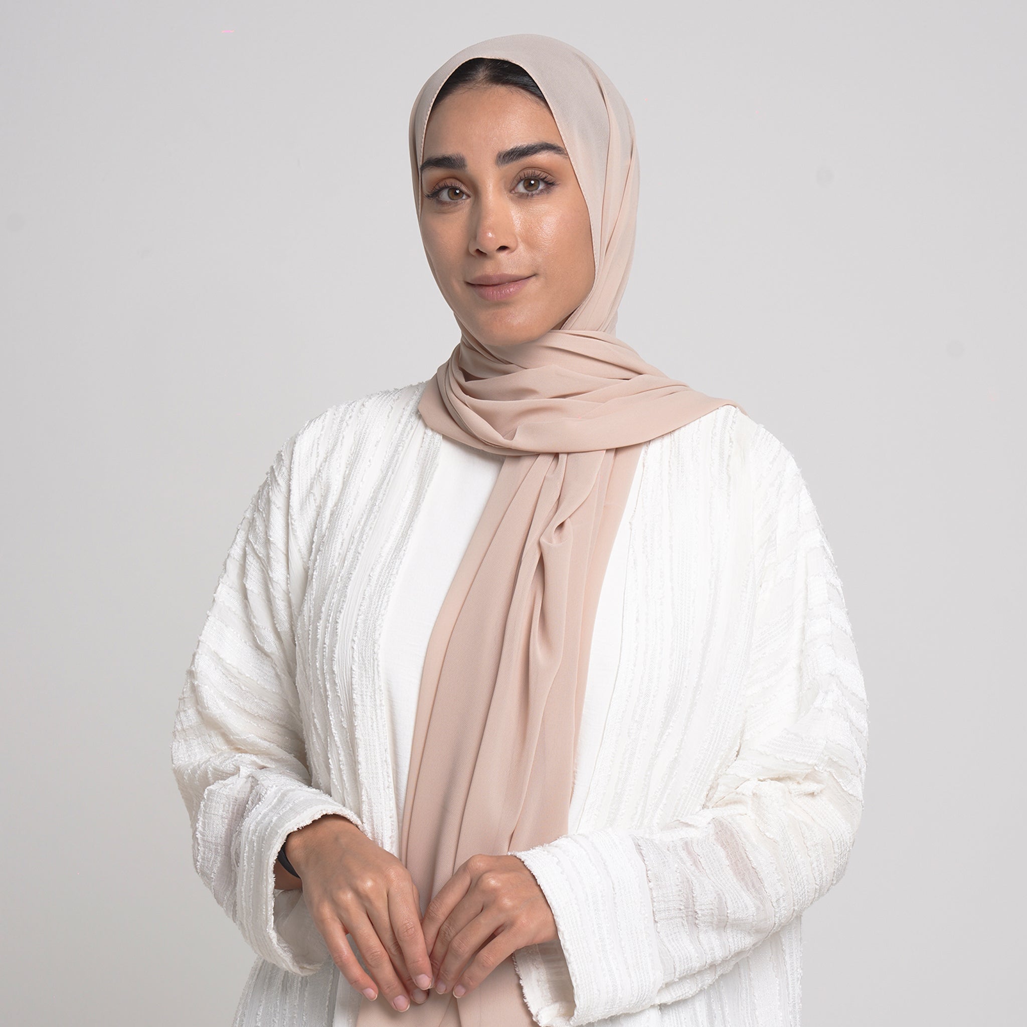 Essential Everyday Chiffon Hijab - Pale Blush