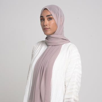 Essential Everyday Chiffon Hijab - Mauve