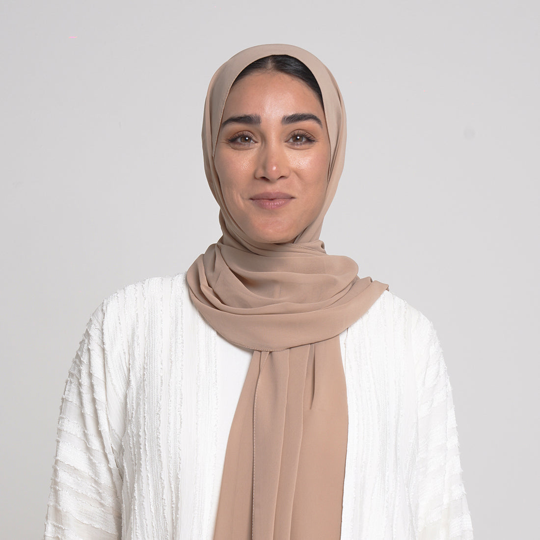 Essential Everyday Chiffon Hijab - Warm Beige