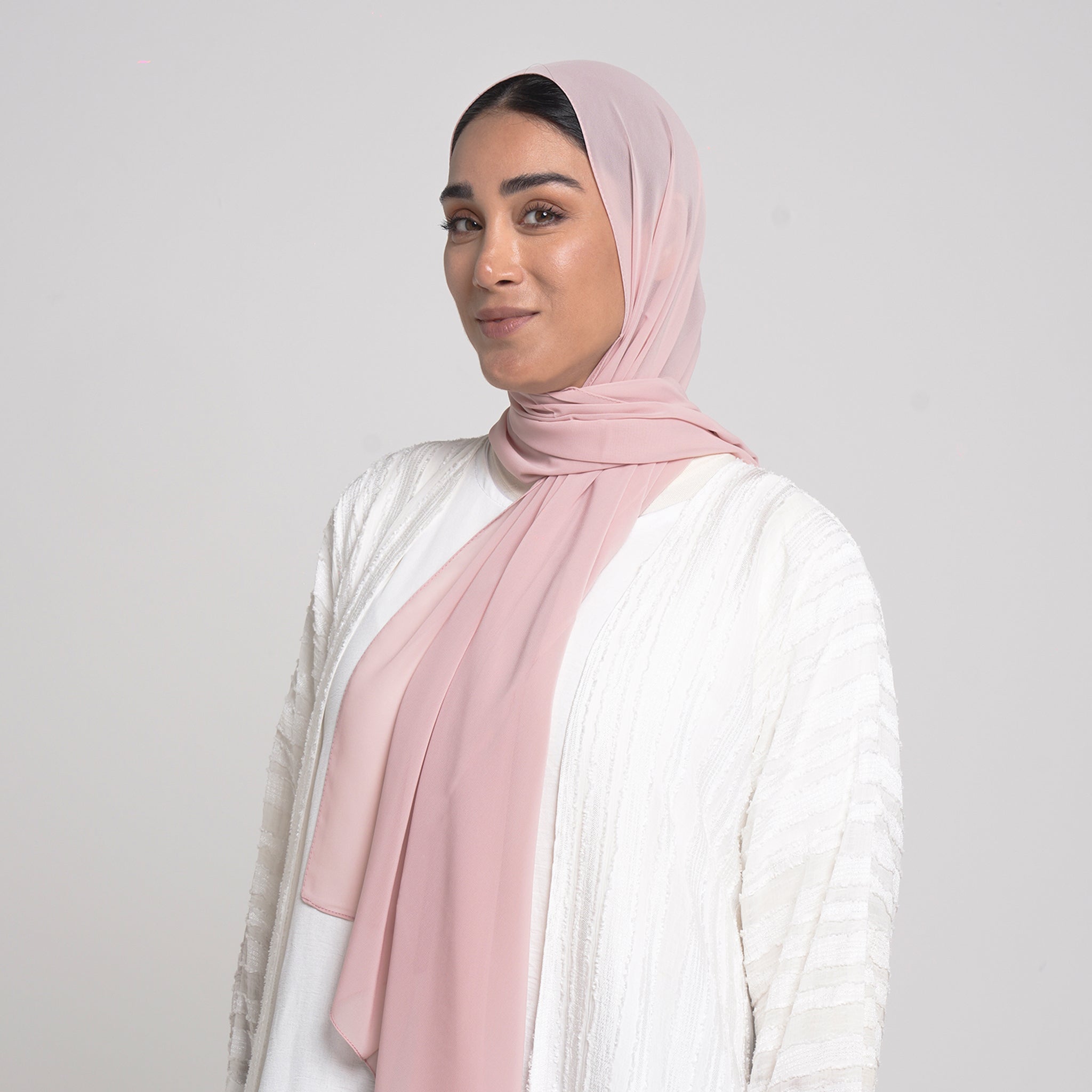 Essential Everyday Chiffon Hijab - Blush Pink
