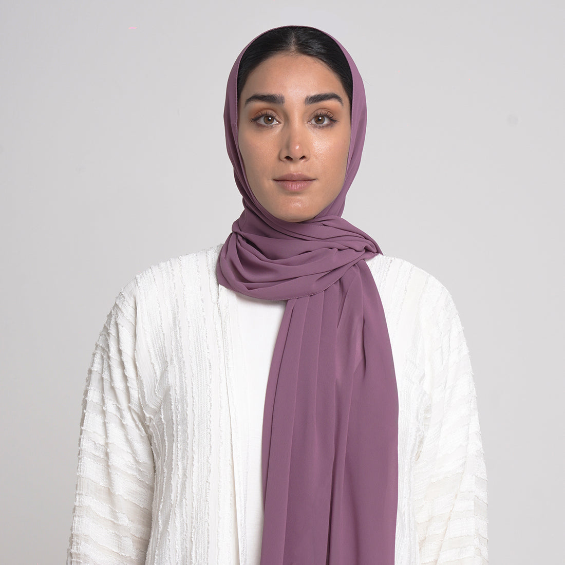 Essential Everyday Chiffon Hijab - Plum
