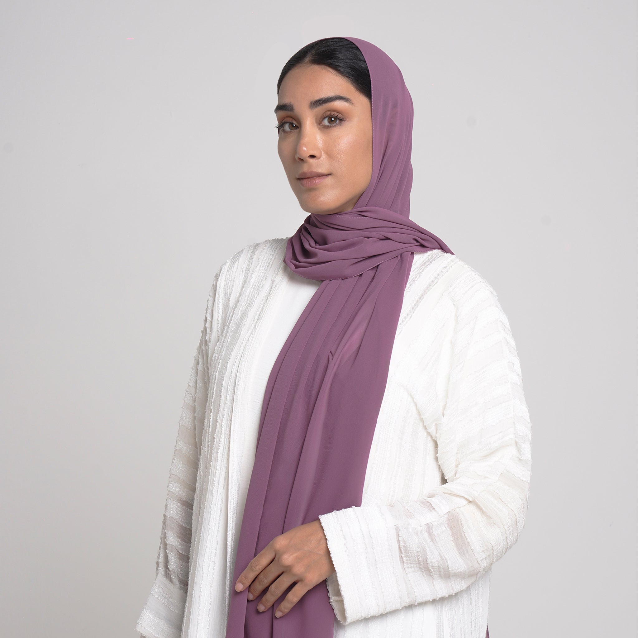 Essential Everyday Chiffon Hijab - Mulberry Mauve