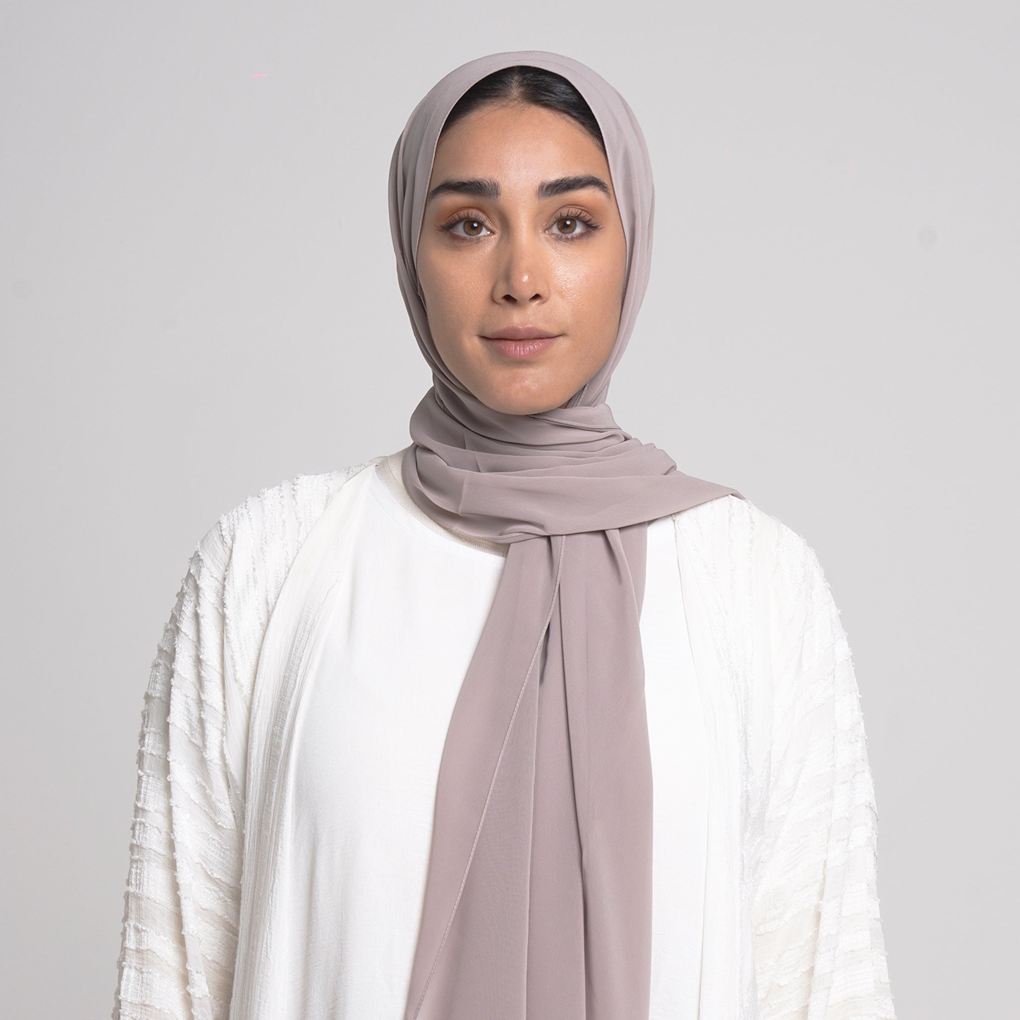 Essential Everyday Chiffon Hijab - Taupe