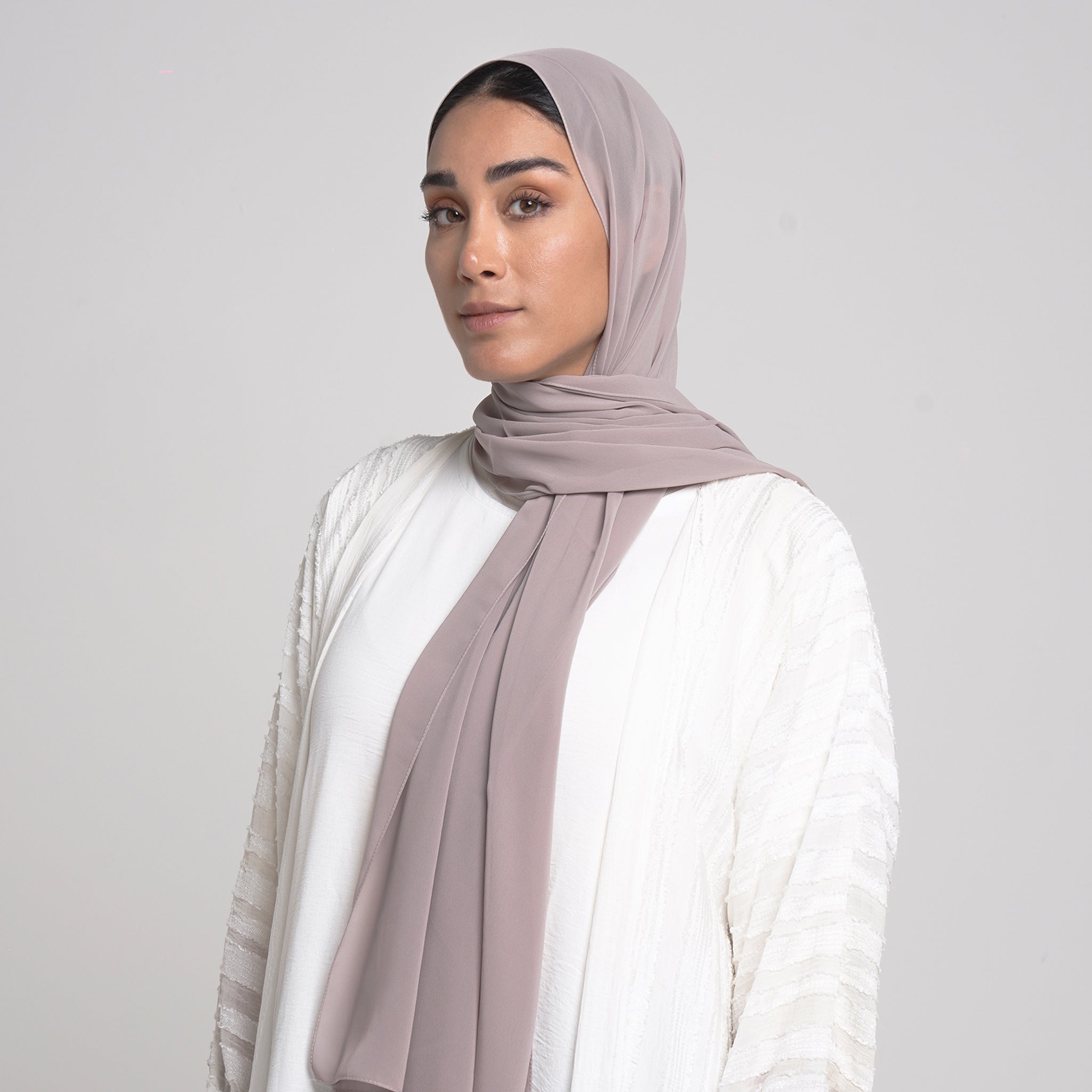 Essential Everyday Chiffon Hijab - Taupe