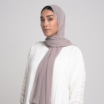 Essential Everyday Chiffon Hijab - Taupe