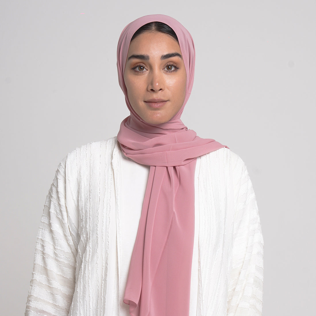 Essential Everyday Chiffon Hijab - Soft Blush Pink