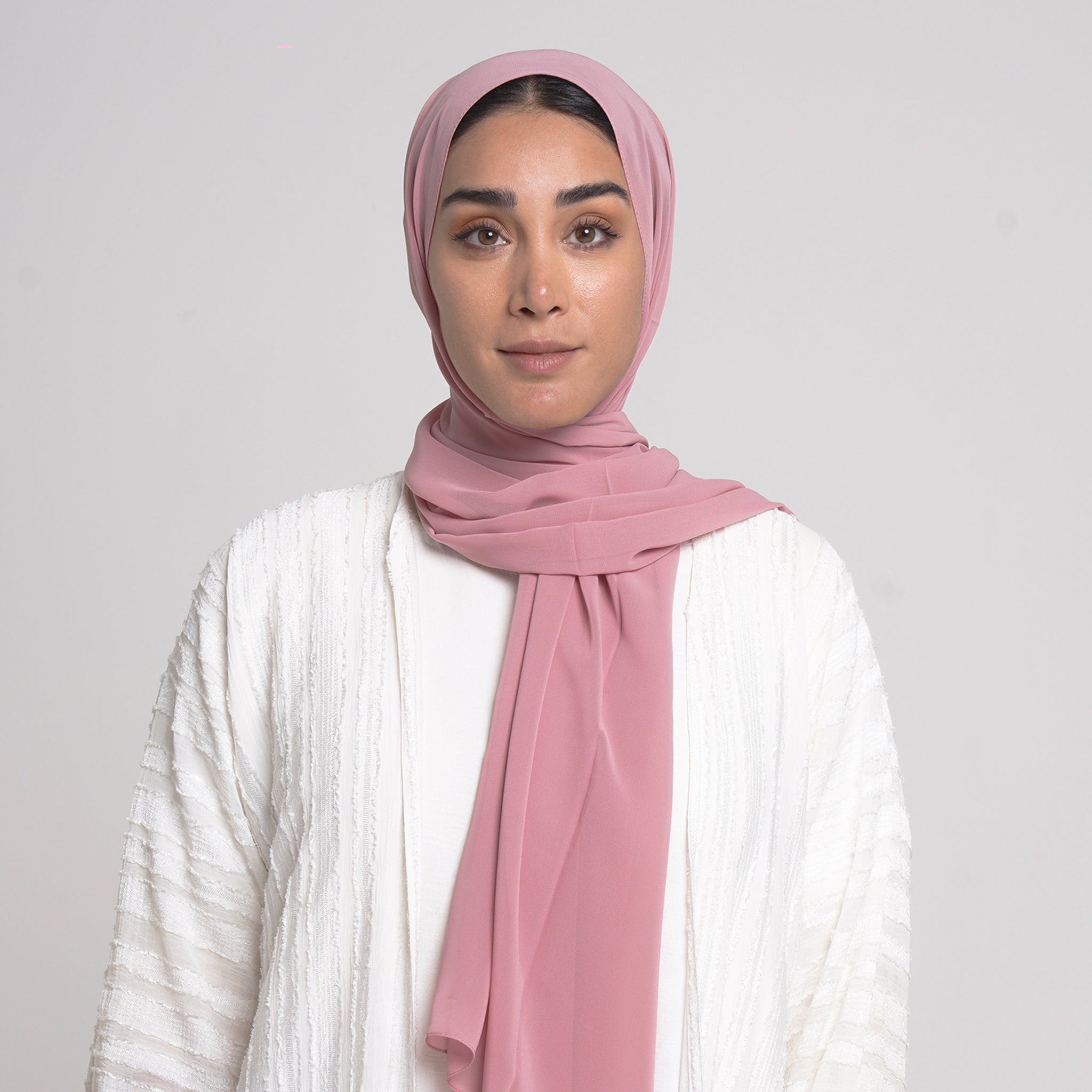 Essential Everyday Chiffon Hijab - Soft Blush Pink