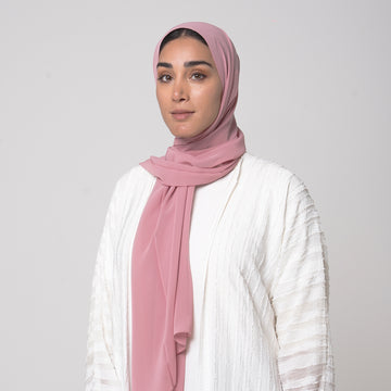 Essential Everyday Chiffon Hijab - Petal Pink