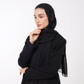 Essential Everyday Chiffon Hijab - Black