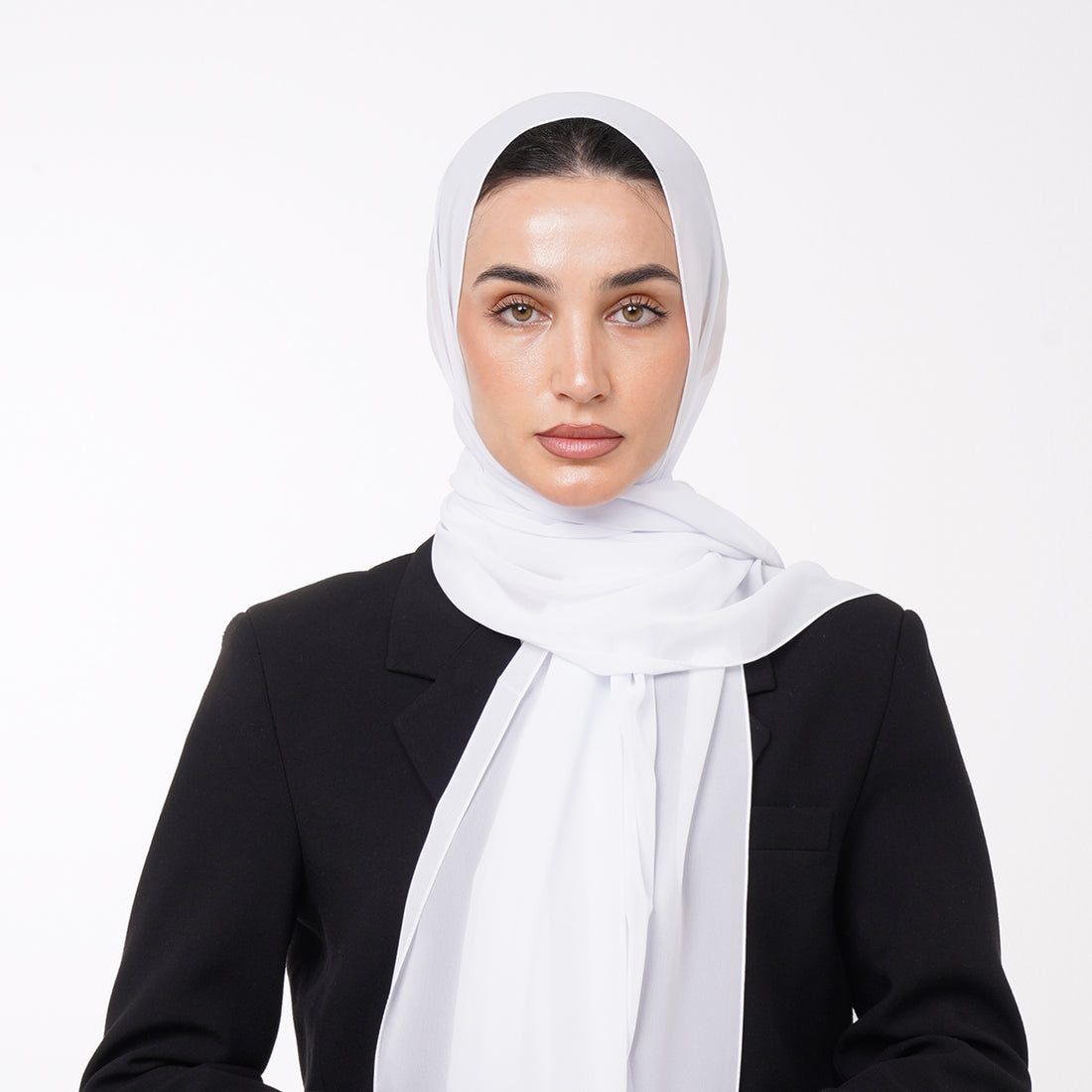 Essential Everyday Chiffon Hijab - White