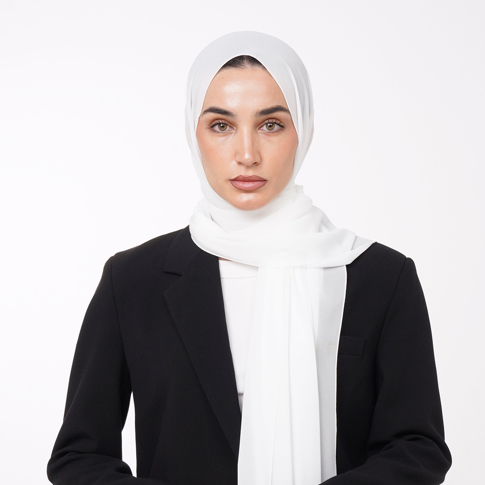 Essential Everyday Chiffon Hijab - Off White
