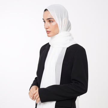 Essential Everyday Chiffon Hijab - Off White