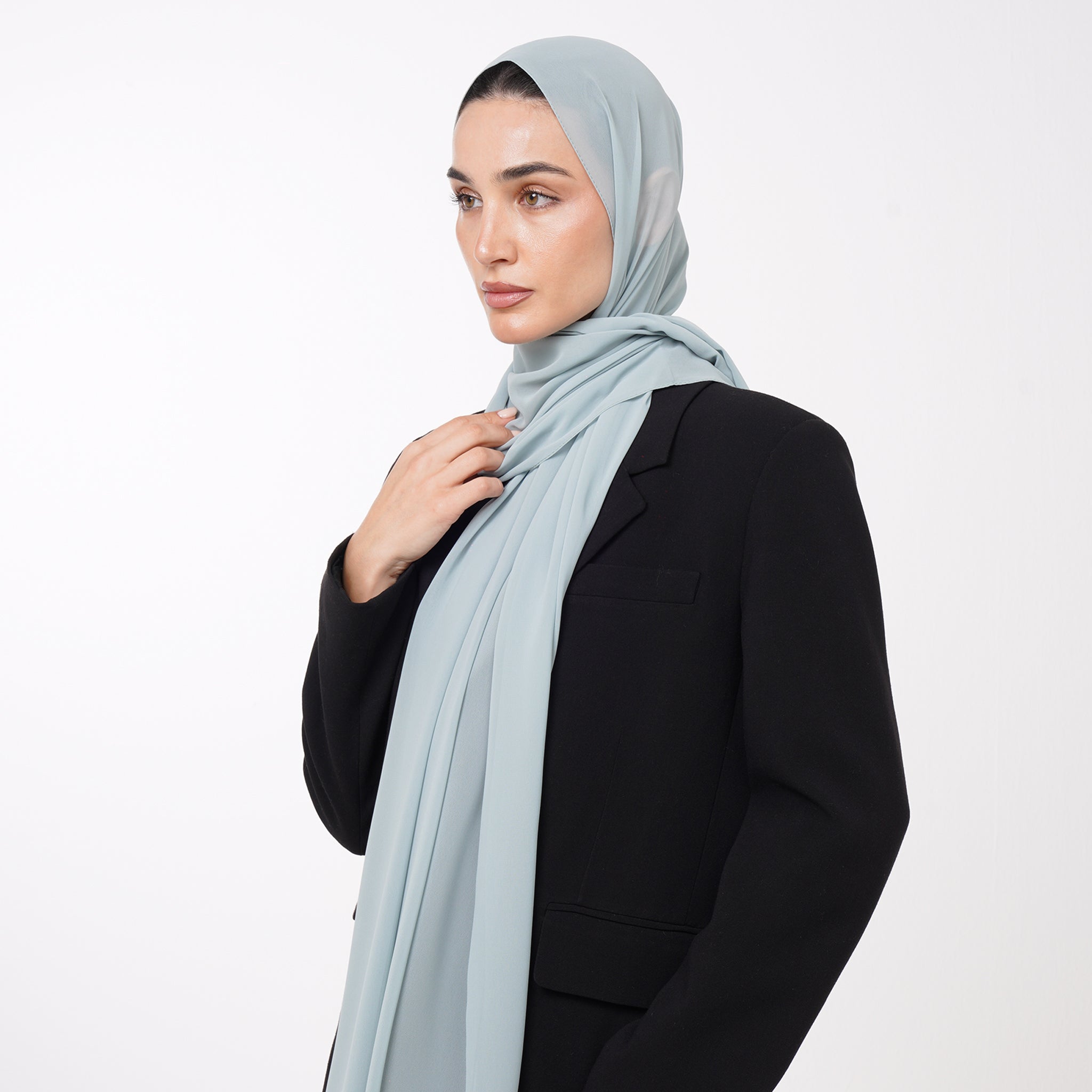 Essential Everyday Chiffon Hijab - Sage Mist