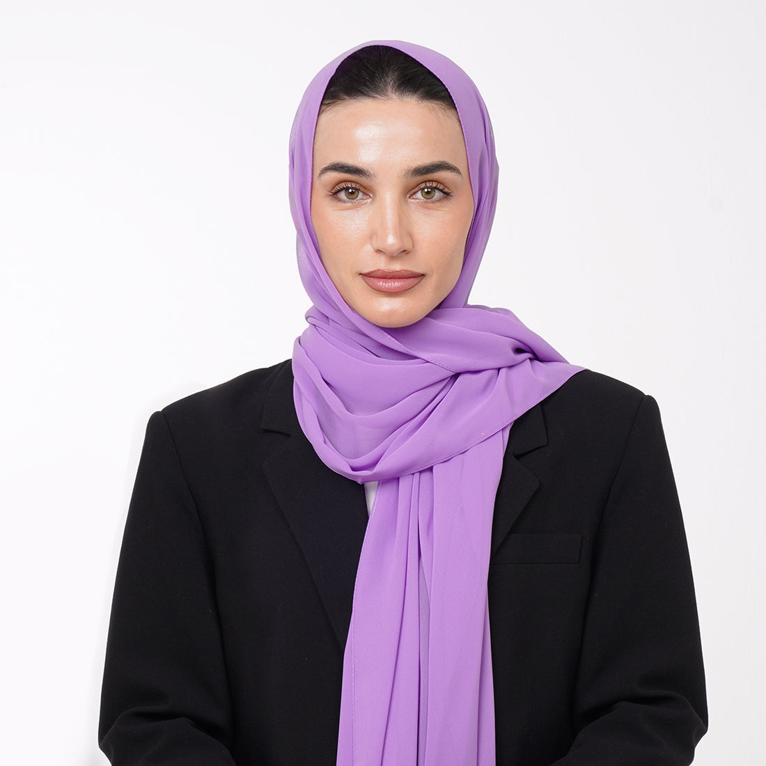 Essential Everyday Chiffon Hijab - Lavender Purple