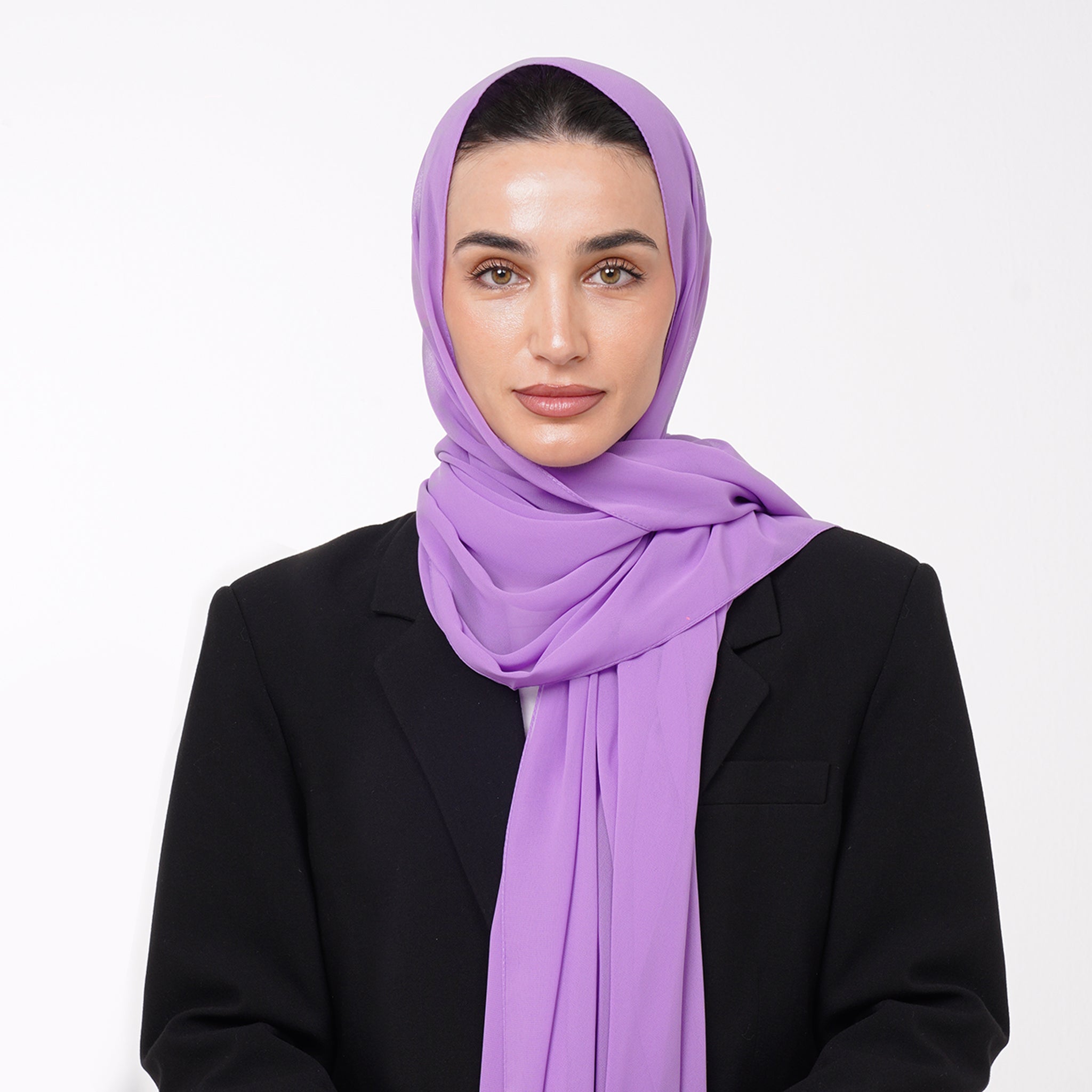 Essential Everyday Chiffon Hijab - Lavender Purple