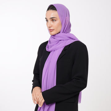 Essential Everyday Chiffon Hijab - Orchid Purple