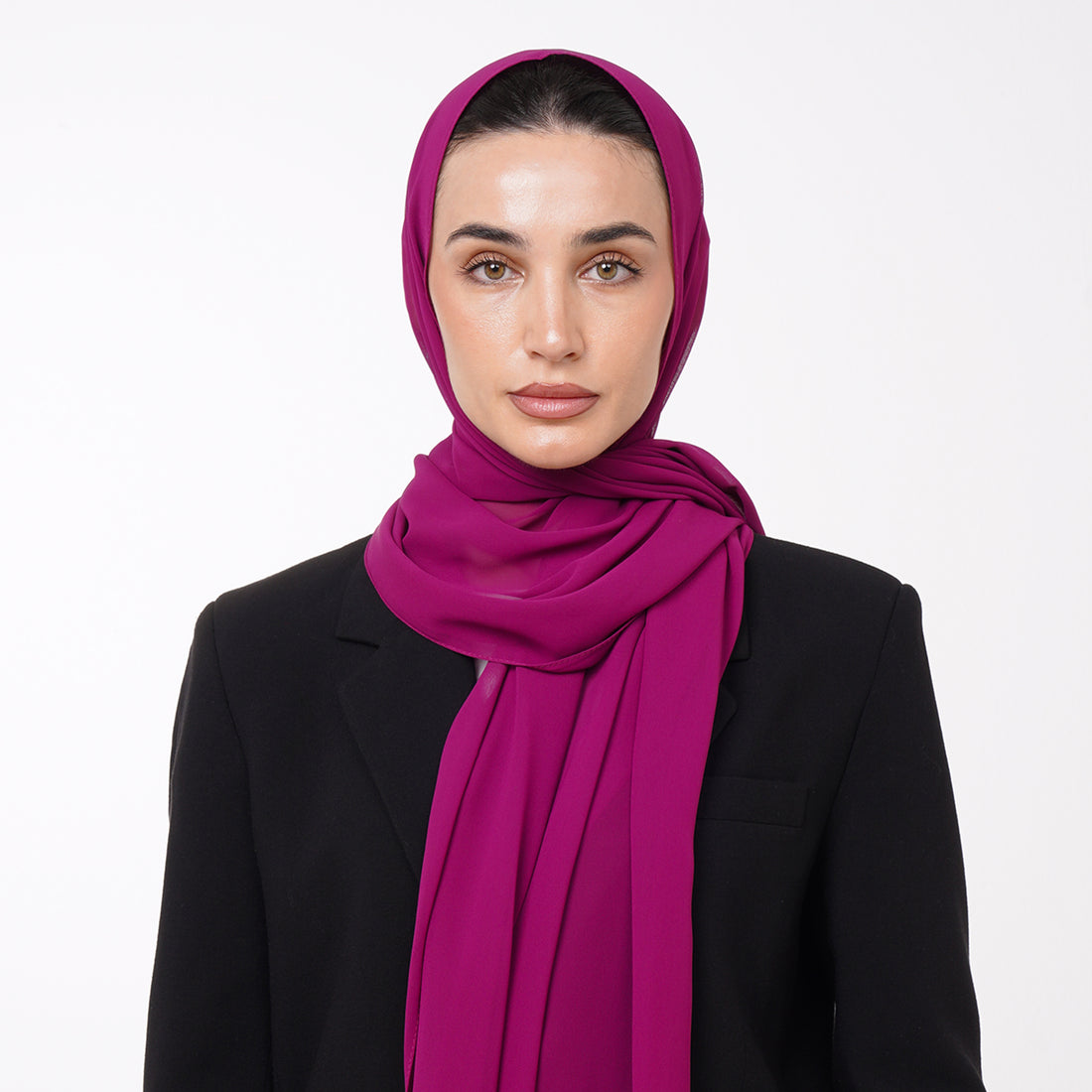Essential Everyday Chiffon Hijab - Magenta