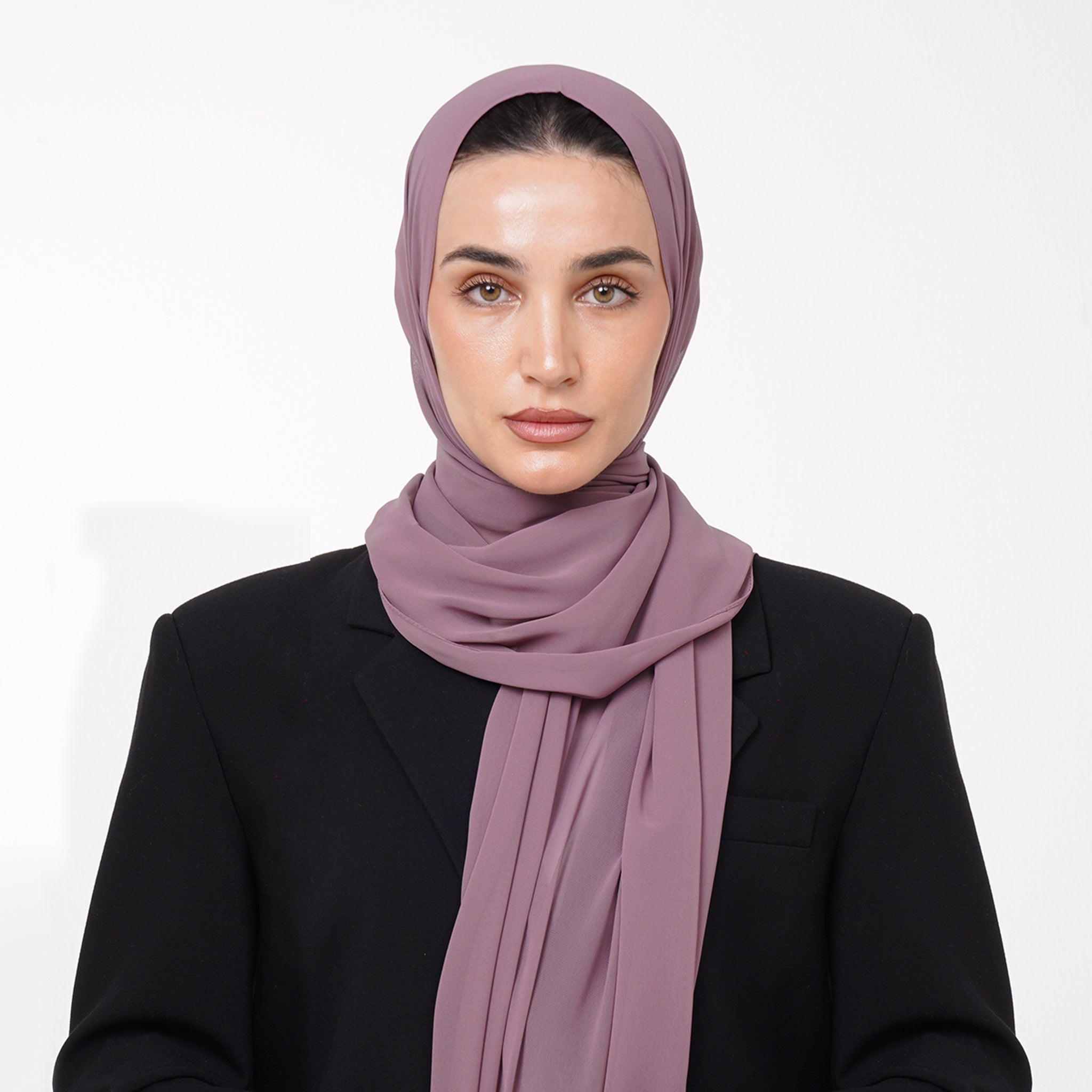 Essential Everyday Chiffon Hijab - Dusty Mauve