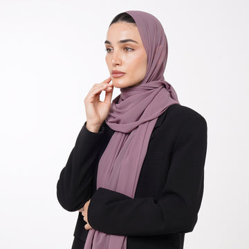 Essential Everyday Chiffon Hijab - Dusty Mauve